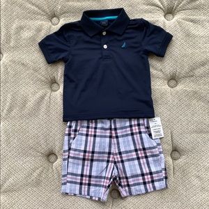 Nautica 2 piece polo set 24 M